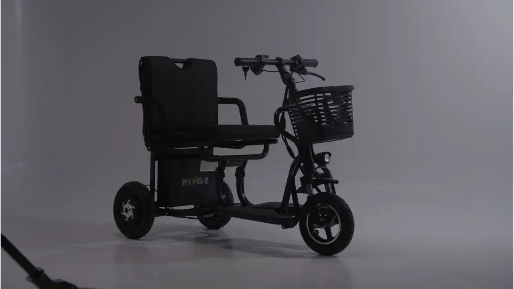 Pinge Tricycle is the best foldable electric mobility scooter for seniors